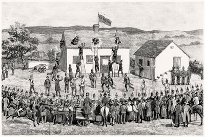 Eine Räumung eines Mieters von Lord Clanricarde, Woodford, County Galway von English School